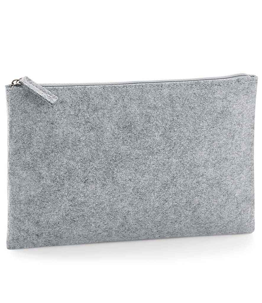 BagBase Felt Accessory Pouch - Grey Melange