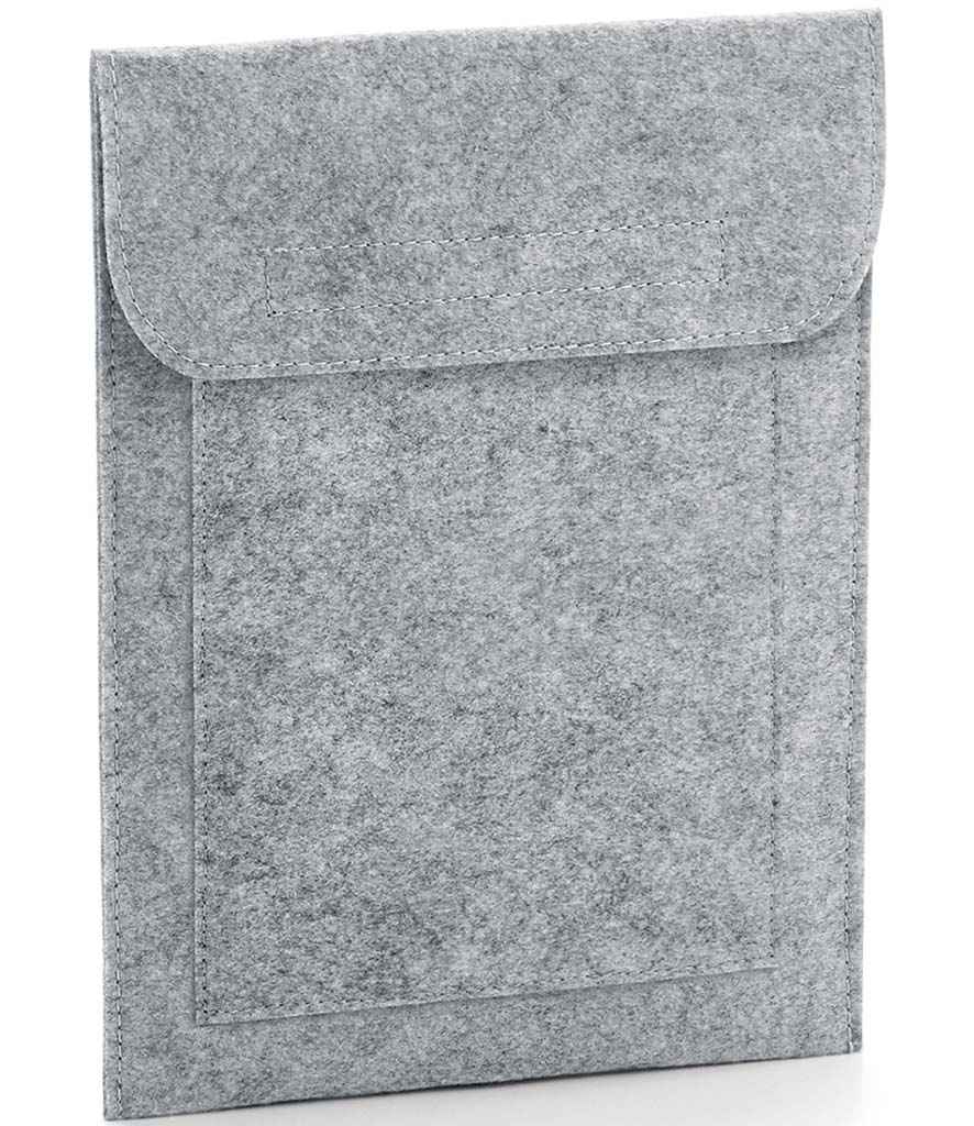BagBase Felt iPad®/Tablet Slip - Grey Melange