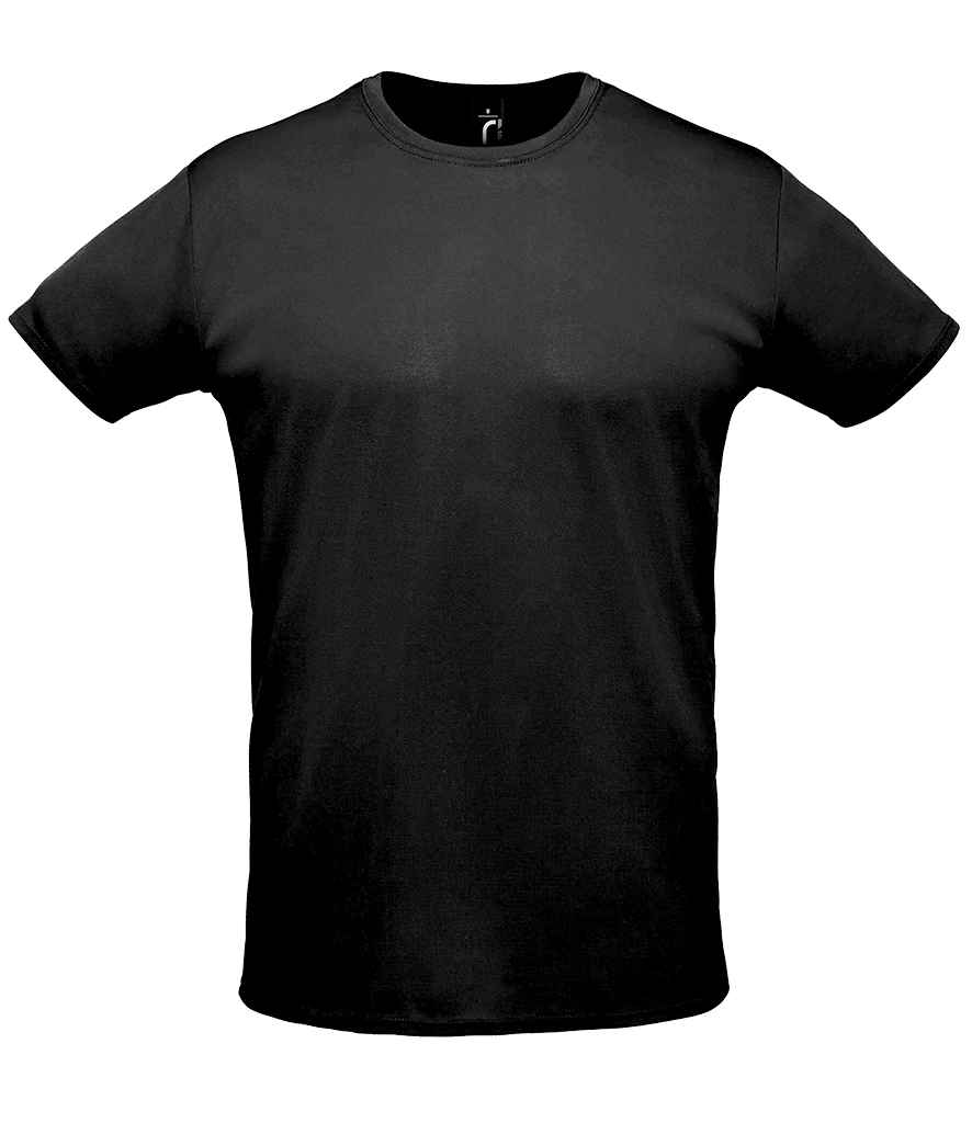 SOL'S Unisex Sprint T-Shirt - Black