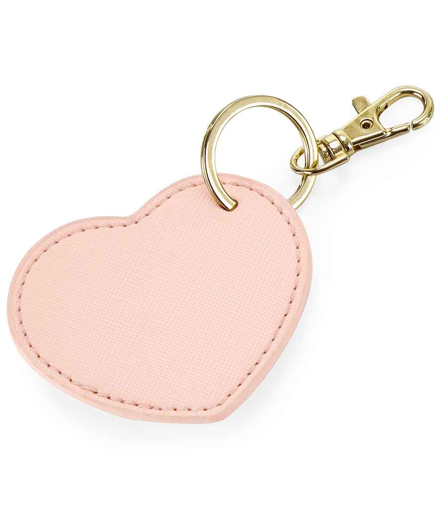 BagBase Boutique Heart Key Clip - Soft Pink