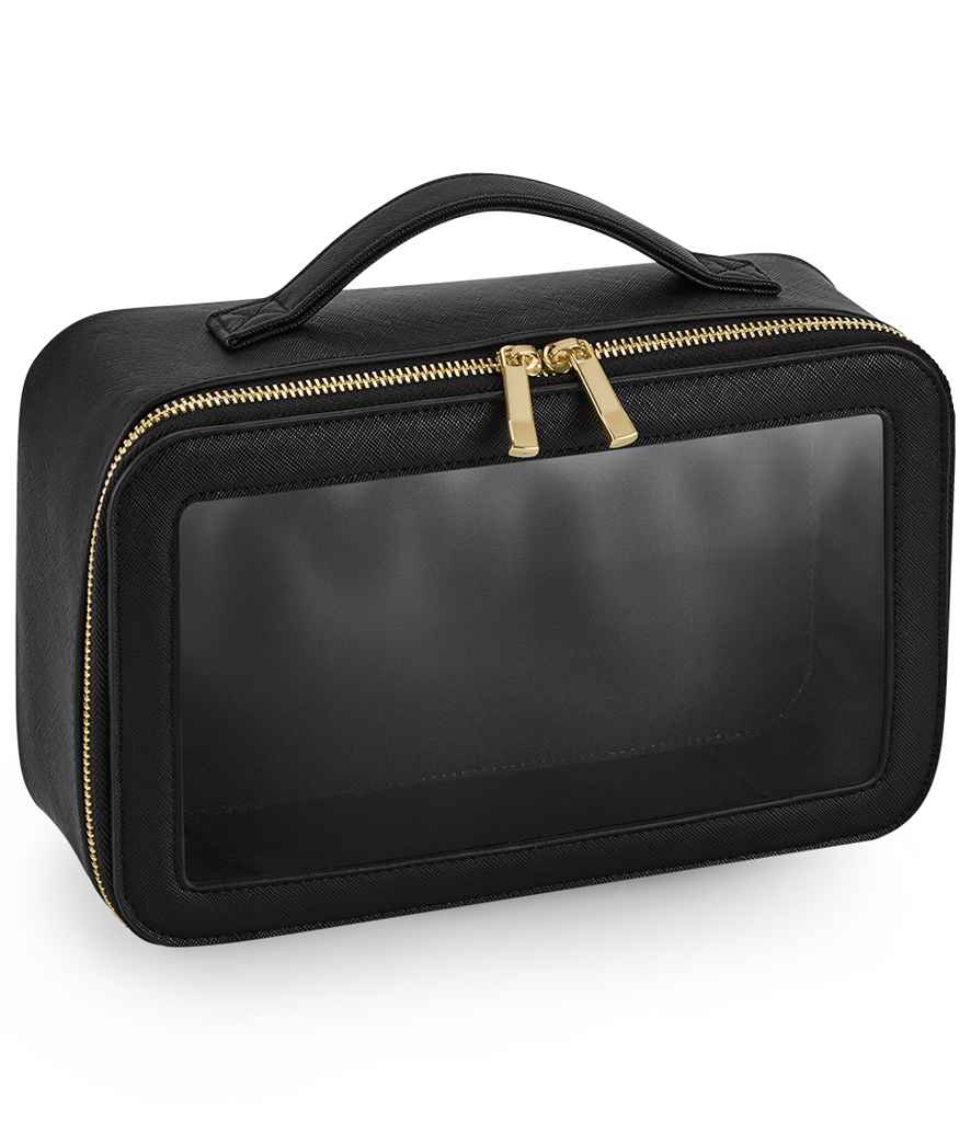 BagBase Boutique Clear Window Travel Case - Black