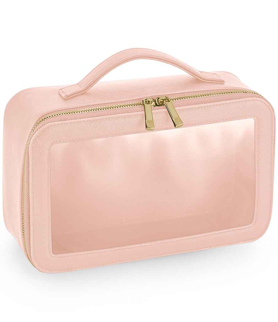 BagBase Boutique Clear Window Travel Case - Soft Pink