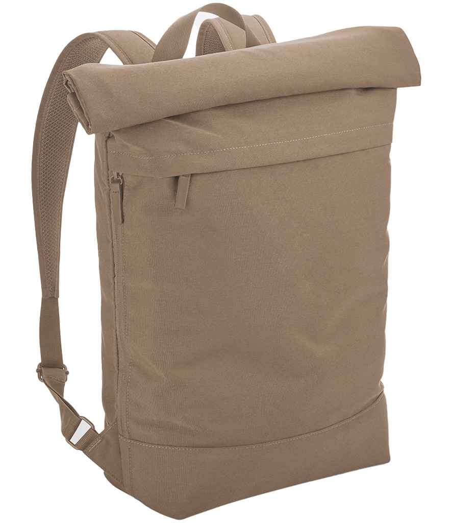 BagBase Simplicity Roll-Top Backpack - Hazelnut
