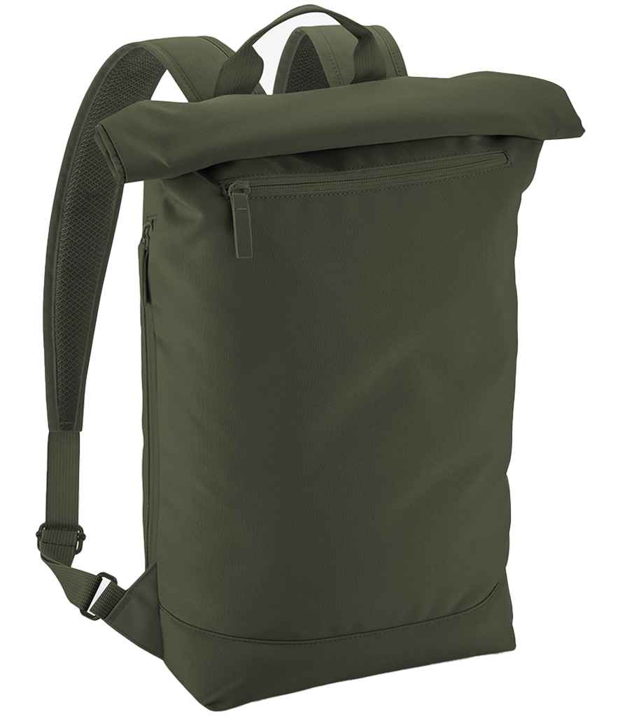 BagBase Simplicity Roll-Top Backpack Lite - Pine Green