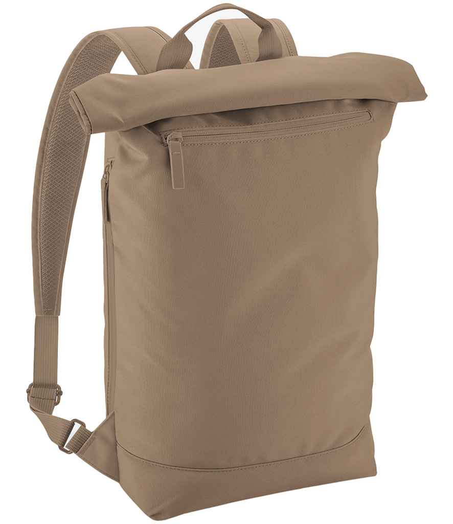 BagBase Simplicity Roll-Top Backpack Lite - Hazelnut