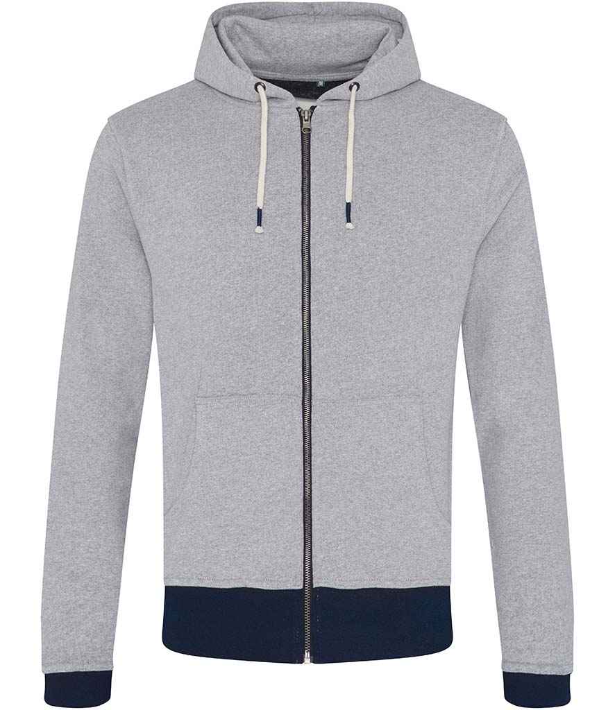 Ecologie Unisex Okavango Sustainable Zoodie - Heather Grey/Navy