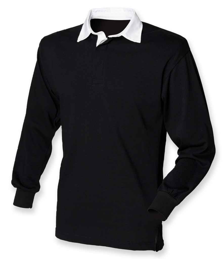 Front Row Classic Rugby Shirt - Black/White
