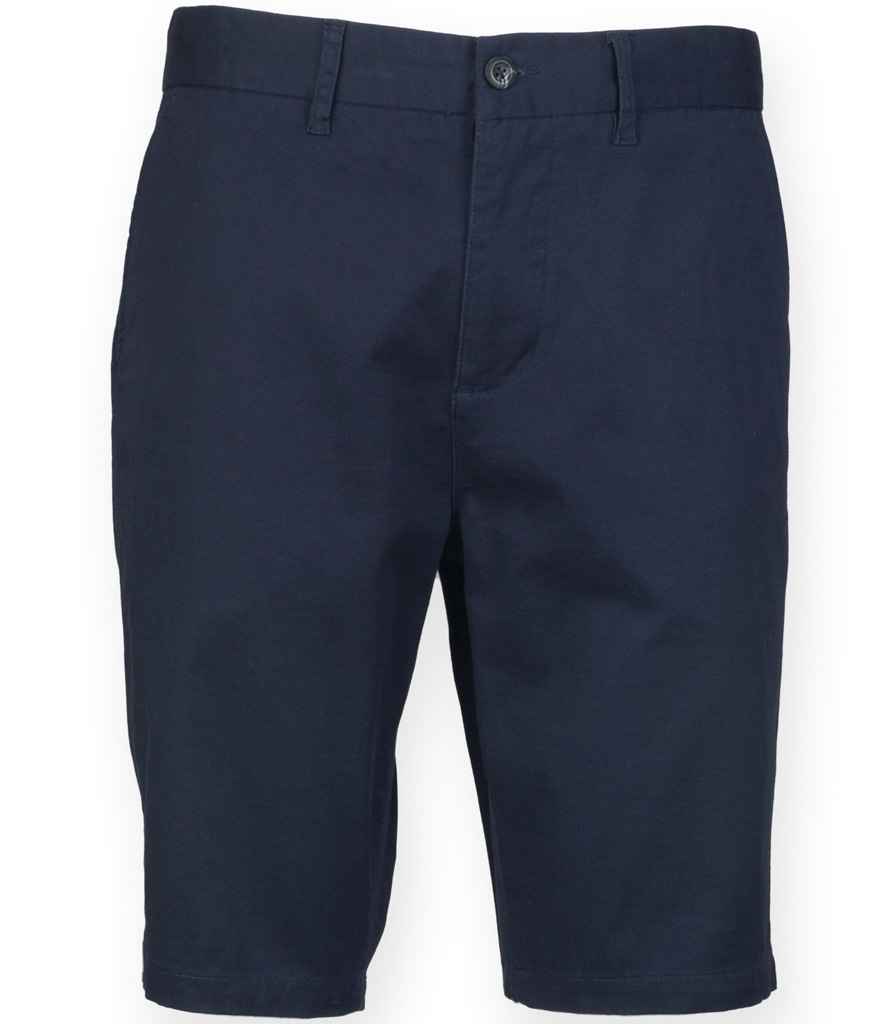 Front Row Stretch Chino Shorts - Navy