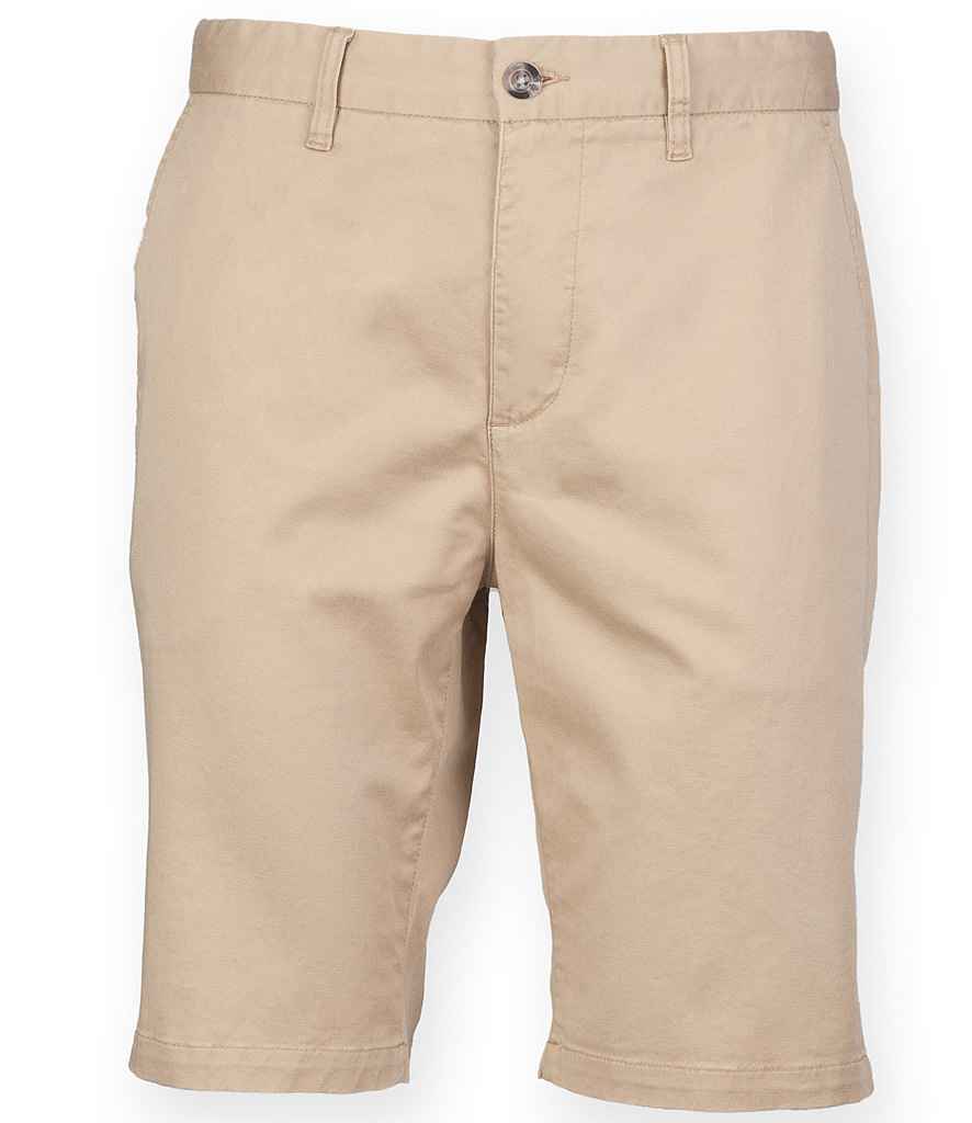 Front Row Stretch Chino Shorts - Stone