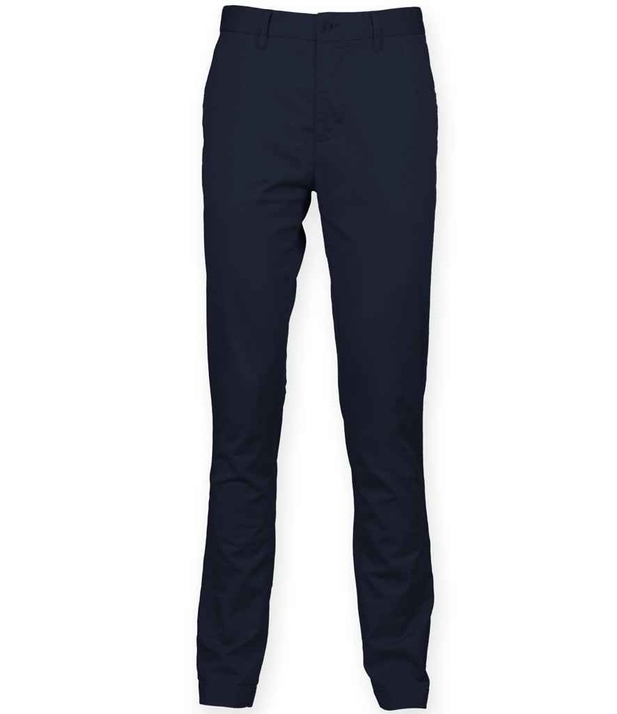 Front Row Stretch Chino Trousers - Navy