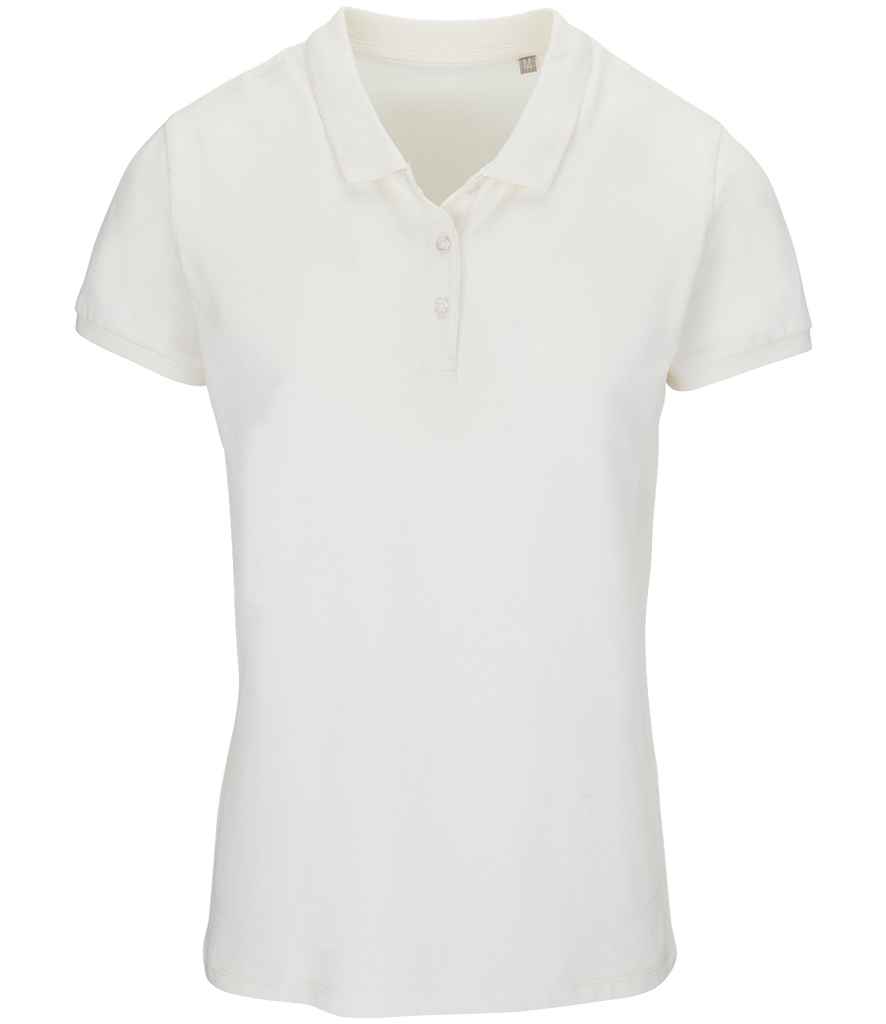 SOL'S Ladies Planet Organic Piqué Polo Shirt - Off White