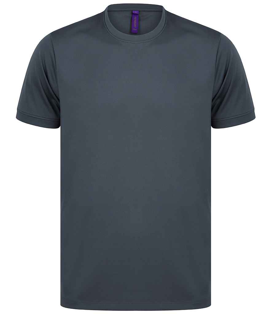 Henbury HiCool® Performance T-Shirt - Charcoal