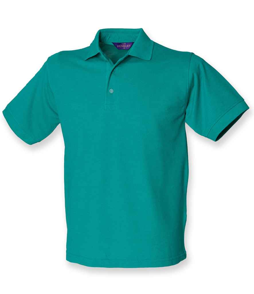 Henbury Heavy Poly/Cotton Piqué Polo Shirt - Jade