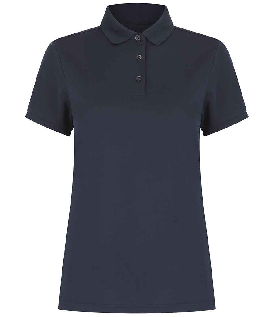 Henbury Ladies Recycled Polyester Polo Shirt - Navy