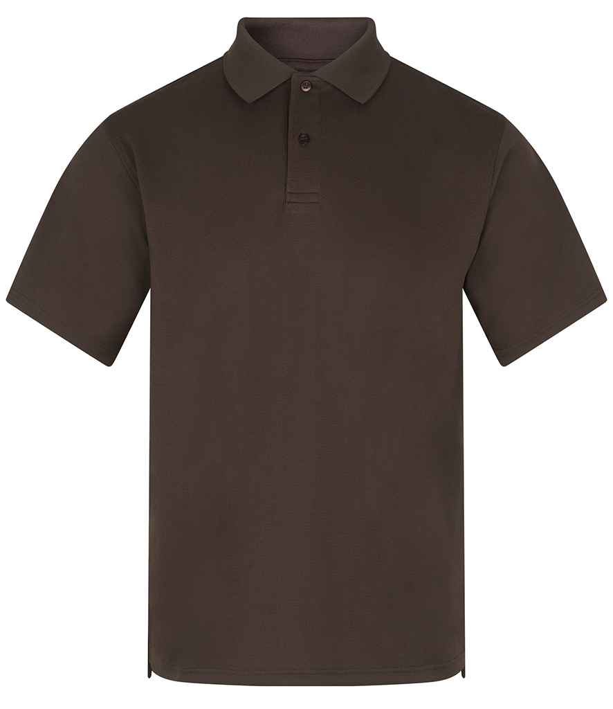 Henbury Coolplus® Wicking Piqué Polo Shirt - Chocolate