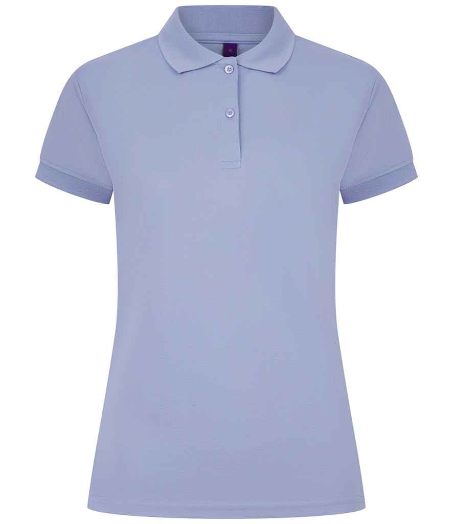 Henbury Ladies Coolplus® Wicking Piqué Polo Shirt - Lavender