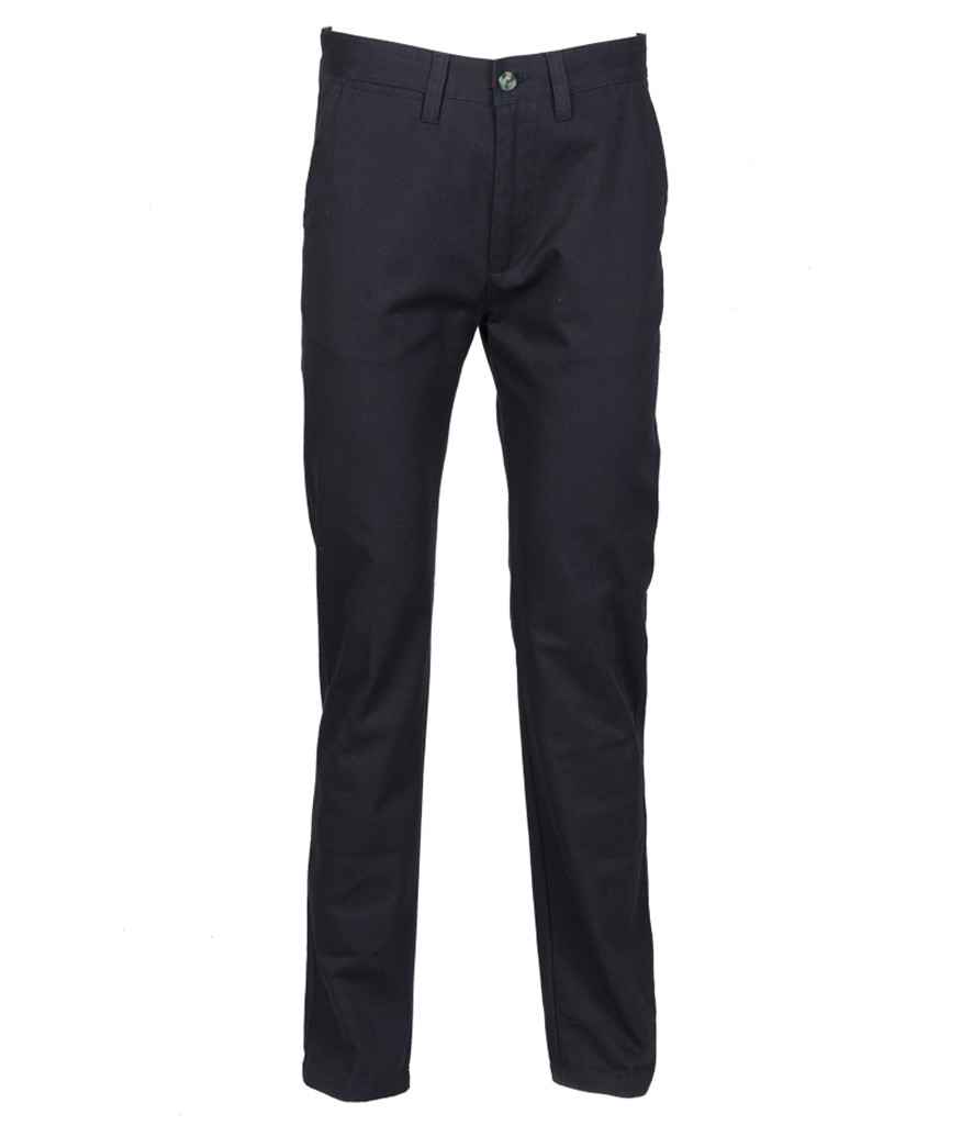Henbury 65/35 Flat Fronted Chino Trousers - Navy