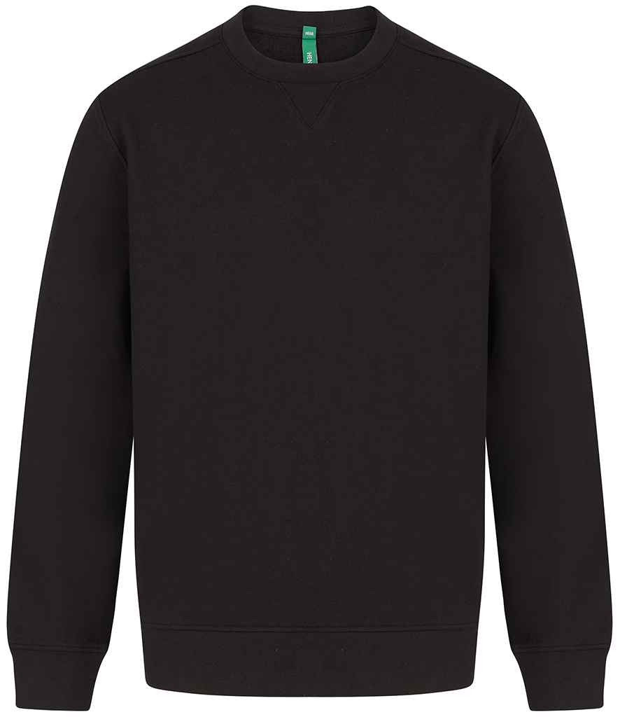 Henbury Unisex Sustainable Sweatshirt - Black