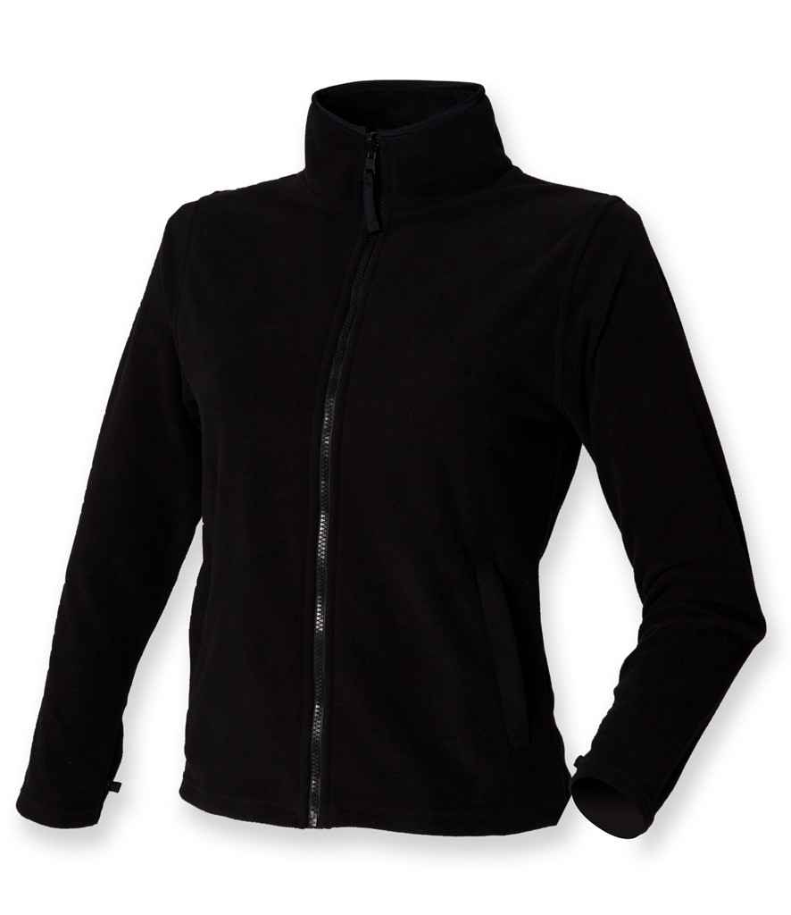 Henbury Ladies Micro Fleece Jacket - Black