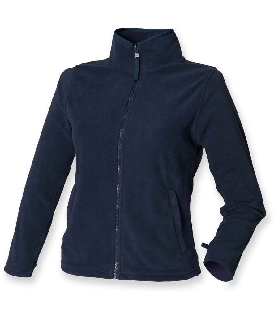 Henbury Ladies Micro Fleece Jacket - Navy