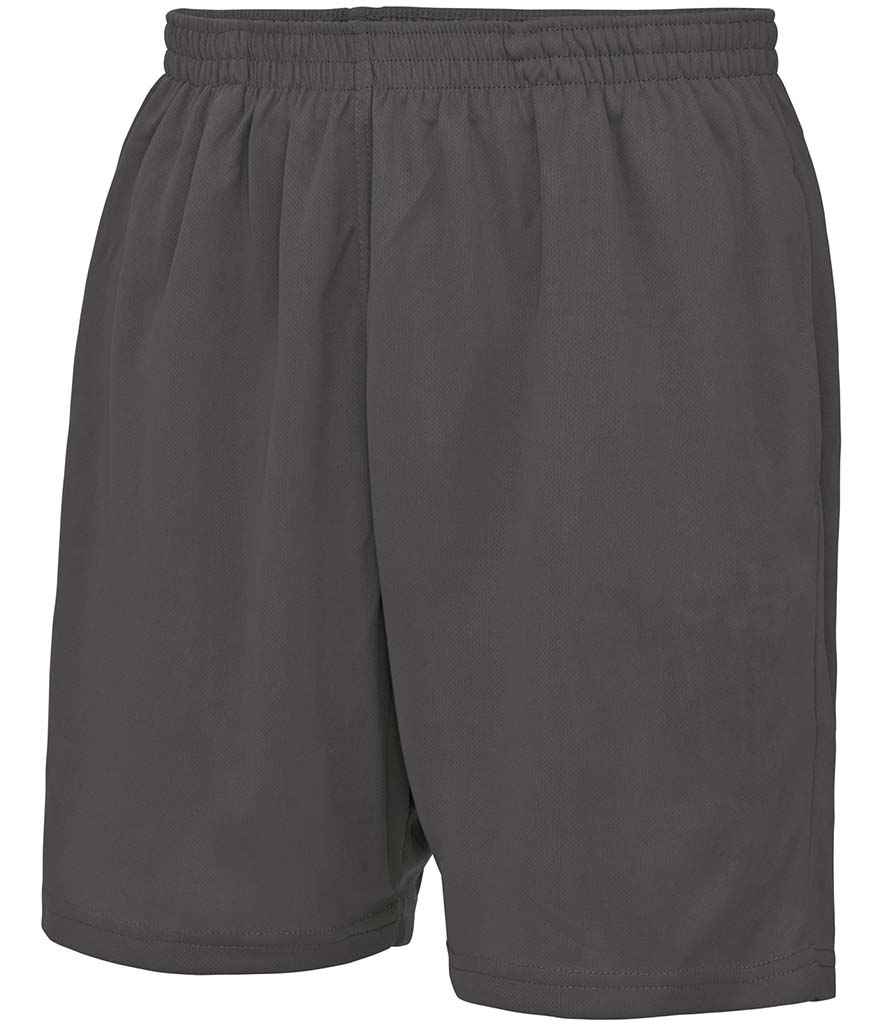 AWDis Cool Mesh Lined Shorts - Charcoal