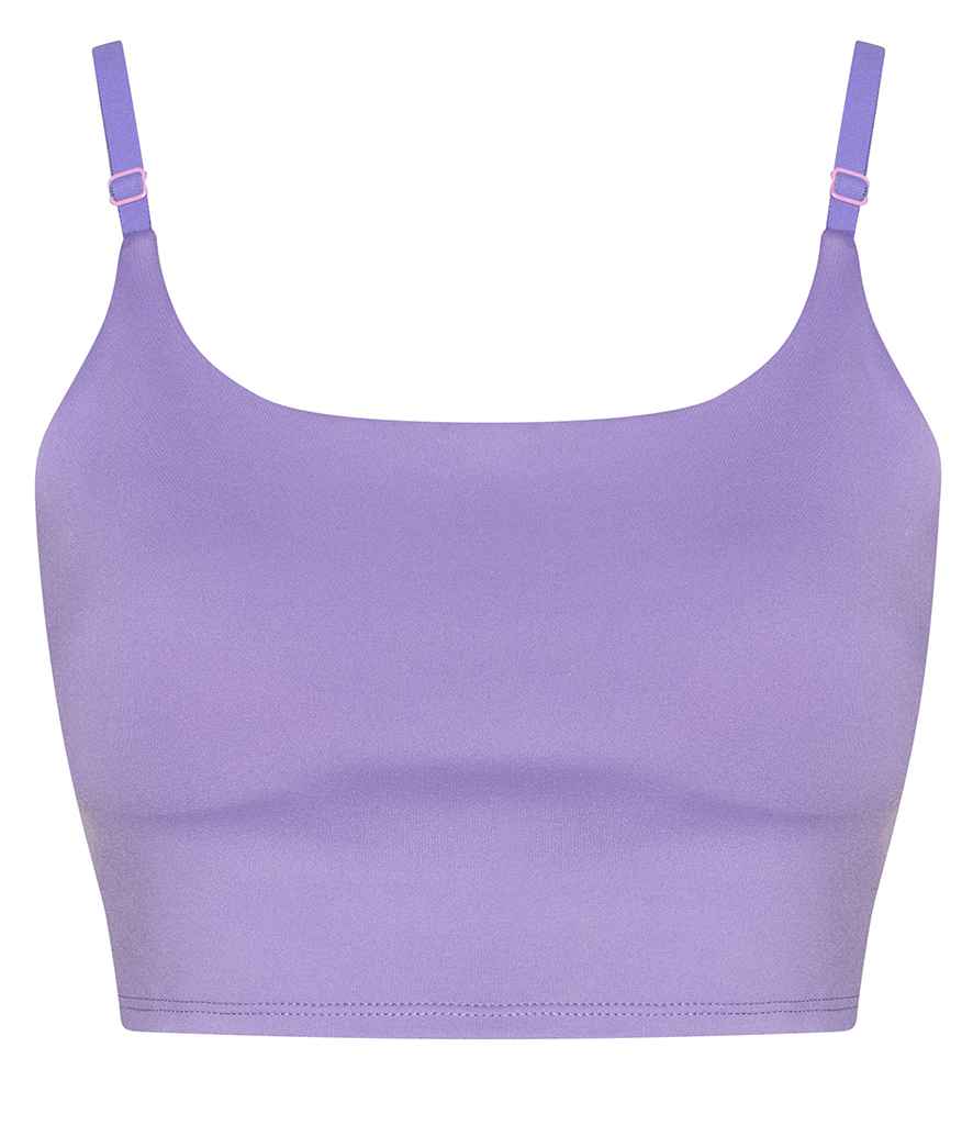 AWDis Ladies Cool Recycled Tech Sports Bra - Digital Lavender
