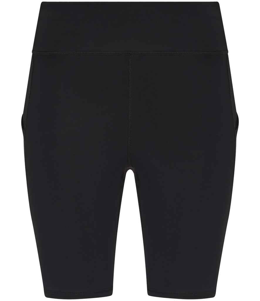 AWDis Cool Ladies Recycled Cool-Flex™ Tech Shorts - Jet Black