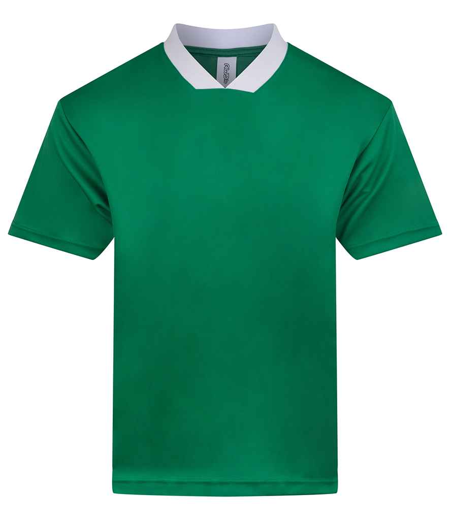 AWDis Cool Retro Sports Jersey - Green/White