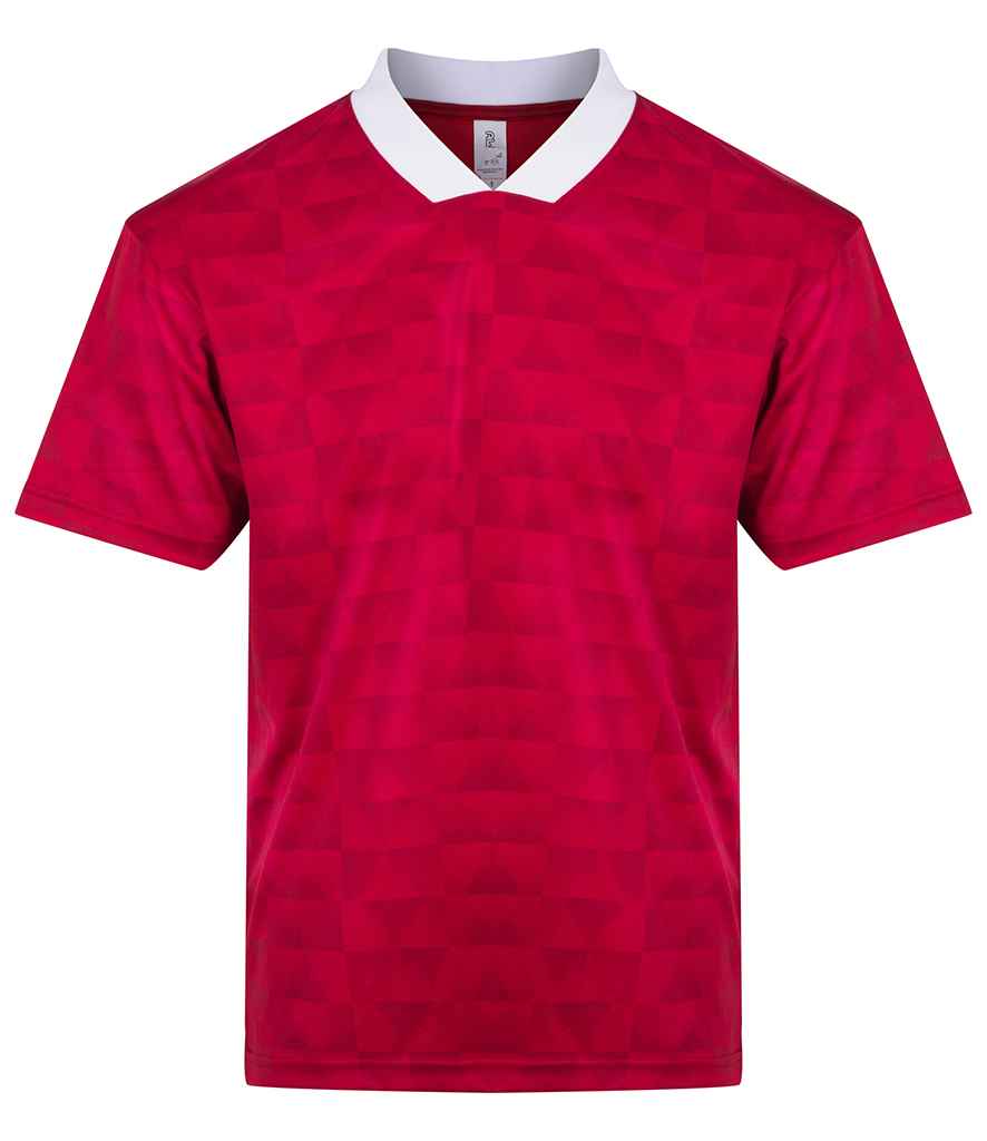 AWDis Cool Retro Sports Jersey - Red/White