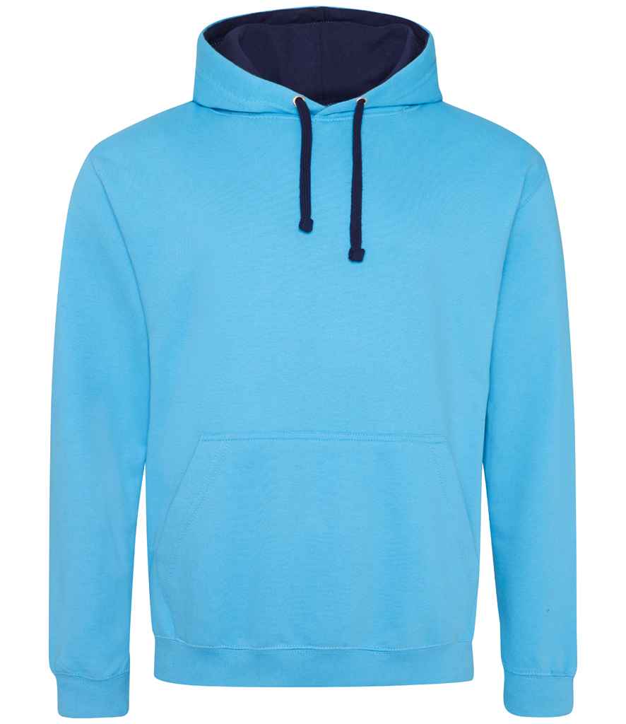 AWDis Varsity Hoodie - Hawaiian Blue/Oxford Navy