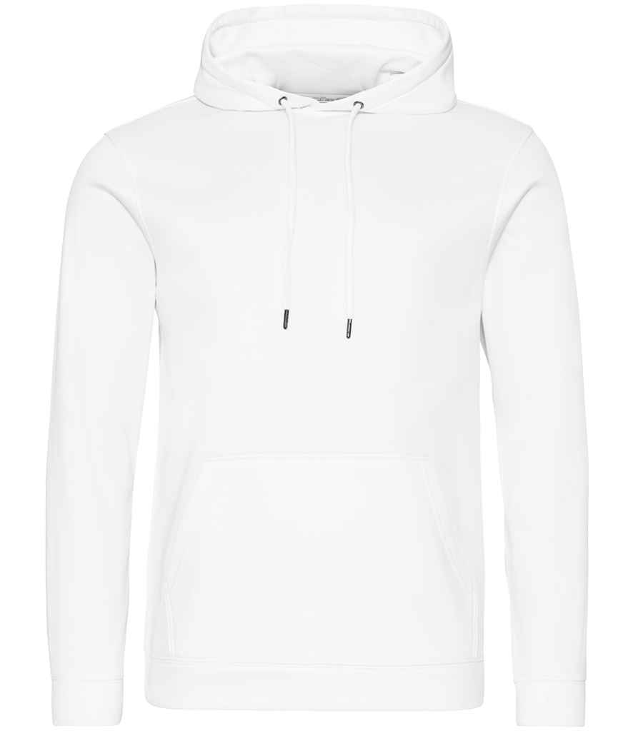 AWDis Sports Polyester Hoodie - Arctic White