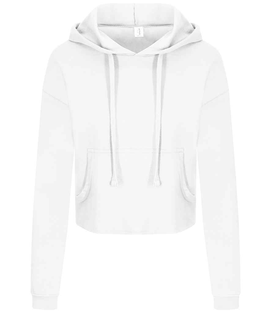 AWDis Ladies Cropped Hoodie - Arctic White