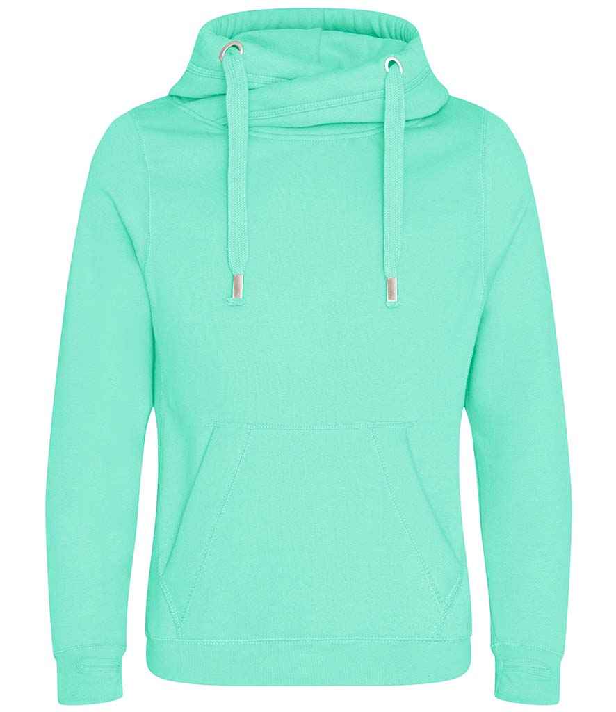 AWDis Cross Neck Hoodie - Peppermint
