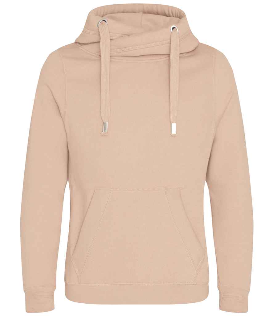 AWDis Cross Neck Hoodie - Nude