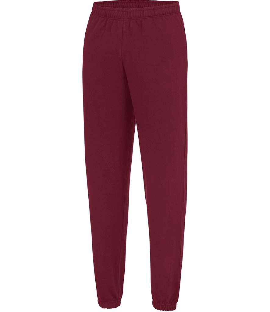AWDis College Cuffed Jog Pants - Burgundy