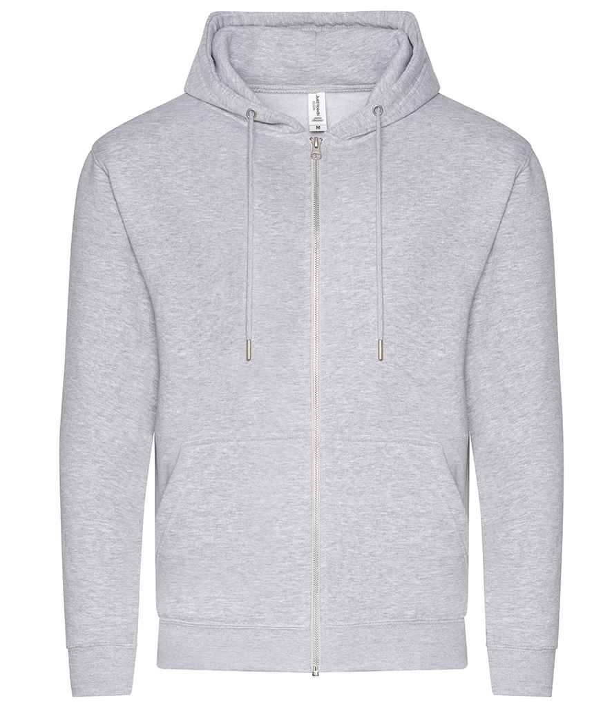 AWDis Organic Zoodie - Heather Grey
