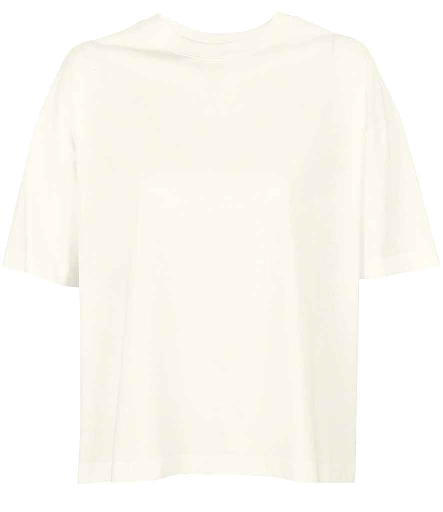 SOL'S Ladies Boxy Oversized Organic T-Shirt - Off White