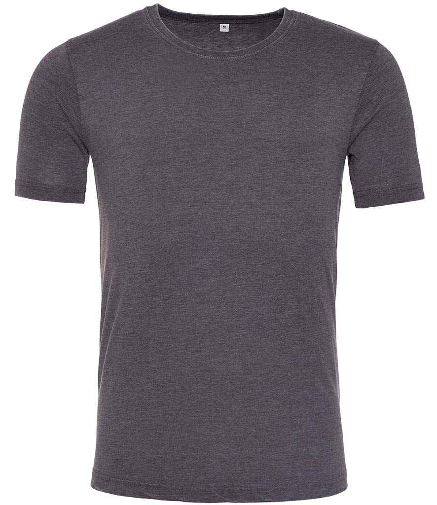 AWDis Washed T-Shirt - Washed Charcoal