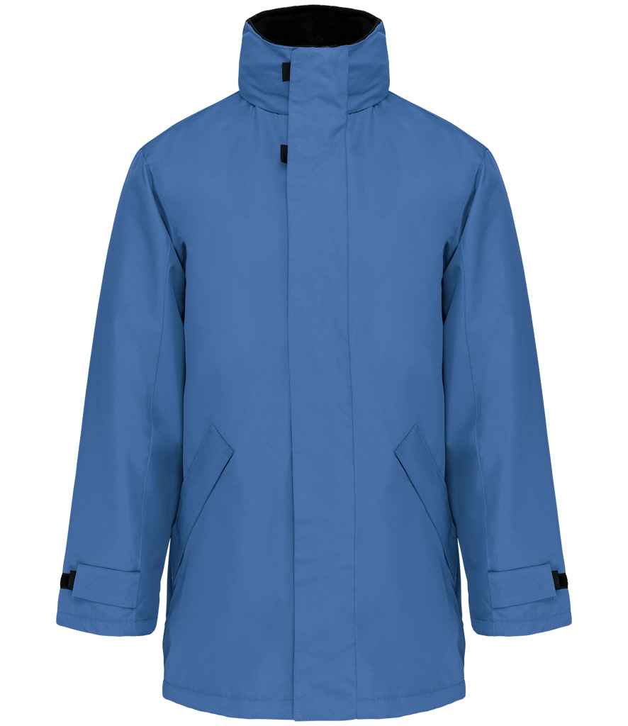 Kariban Parka Jacket - Light Royal Blue/Black