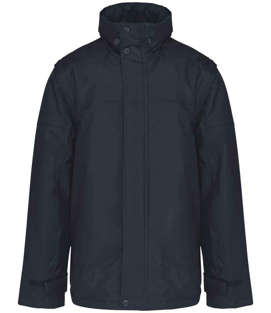 Kariban Factory Zip Off Sleeve Jacket - Navy/Navy