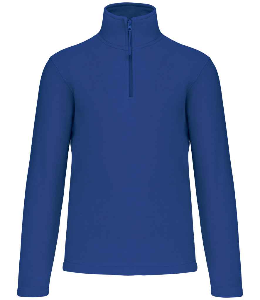 Kariban Enzo Zip Neck Micro Fleece - Royal Blue