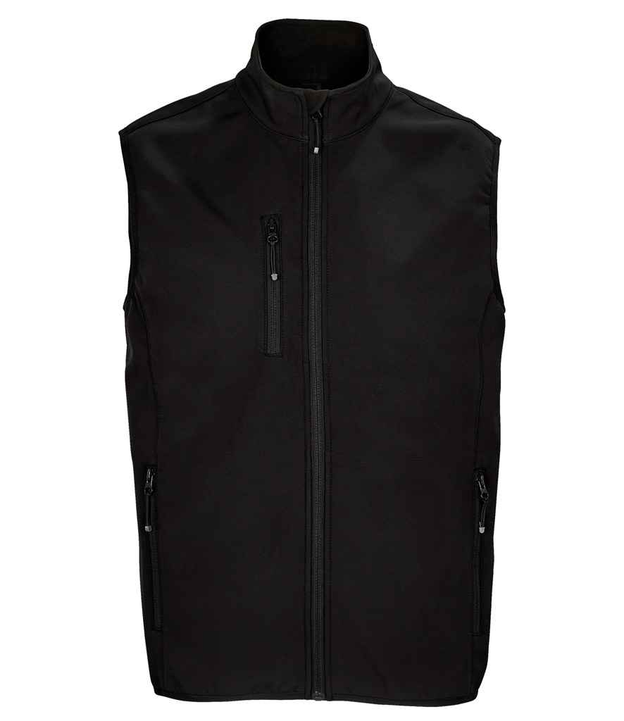 SOL'S Falcon Recycled Soft Shell Bodywarmer - Black