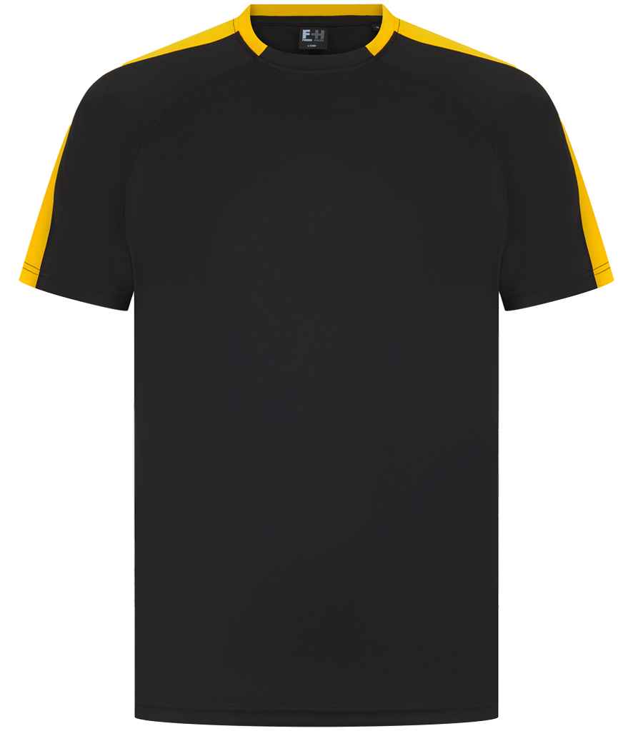 Finden + Hales Unisex Team T-Shirt - Black/Gold