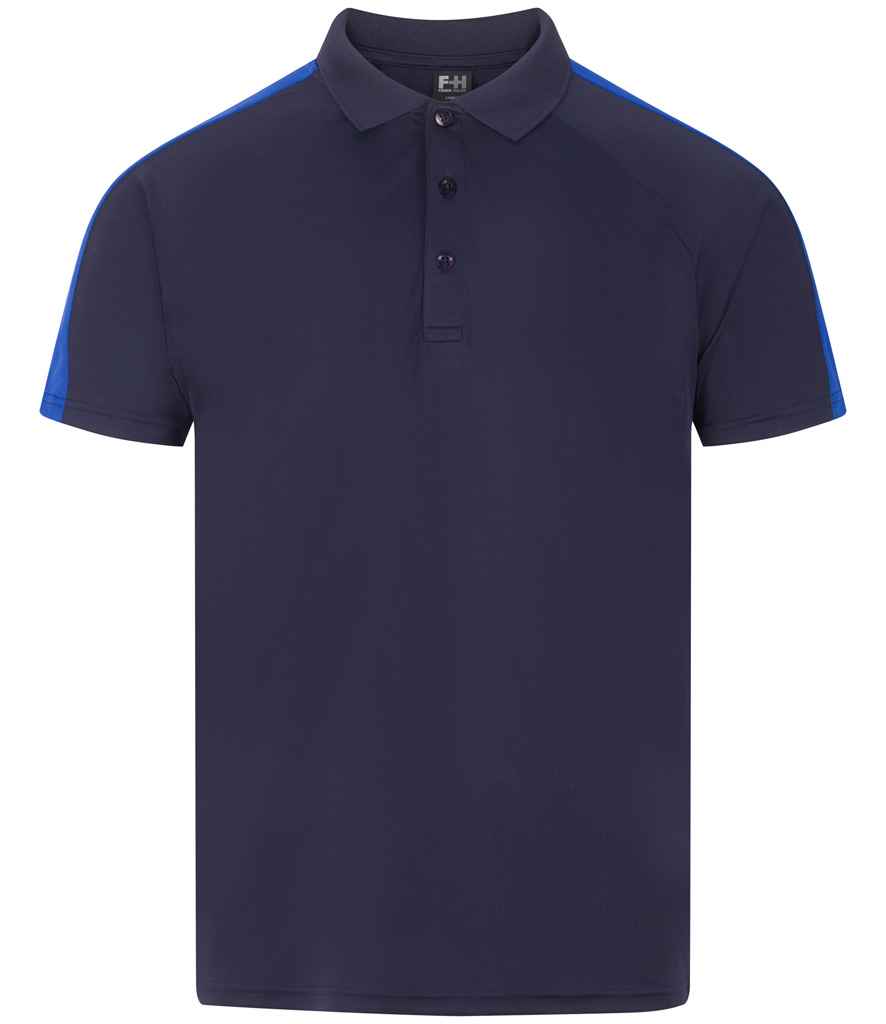 Finden + Hales Team Polo Shirt - Navy/Royal Blue