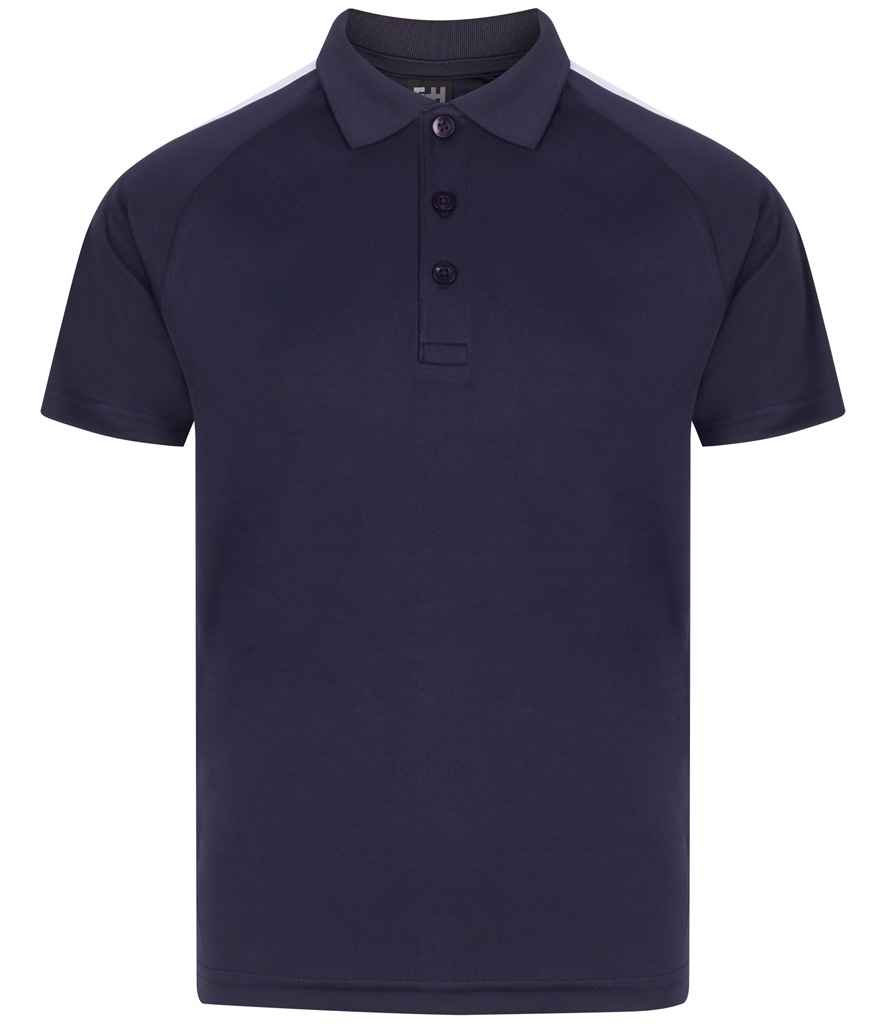 Finden + Hales Kids Team Polo Shirt - Navy/White