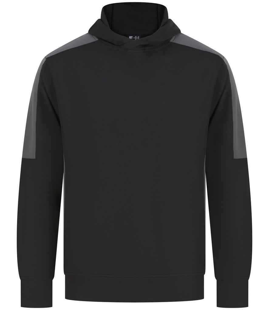 Finden + Hales Unisex Team Hoodie - Black/Gunmetal