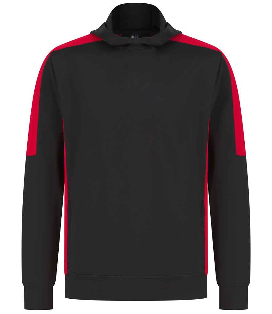 Finden + Hales Unisex Team Hoodie - Black/Red
