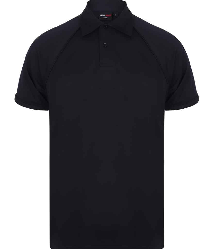 Finden + Hales Performance Piped Polo Shirt - Navy/Navy