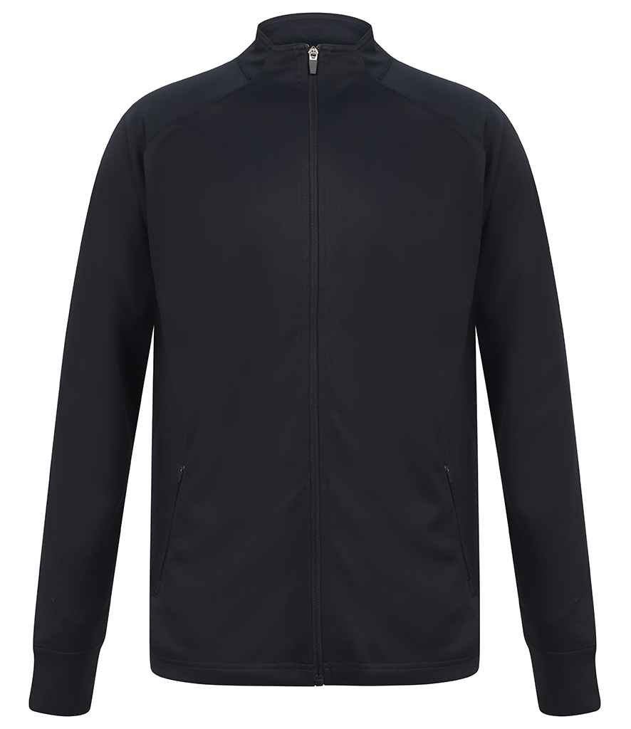 Finden + Hales Knitted Tracksuit Top - Navy/Navy