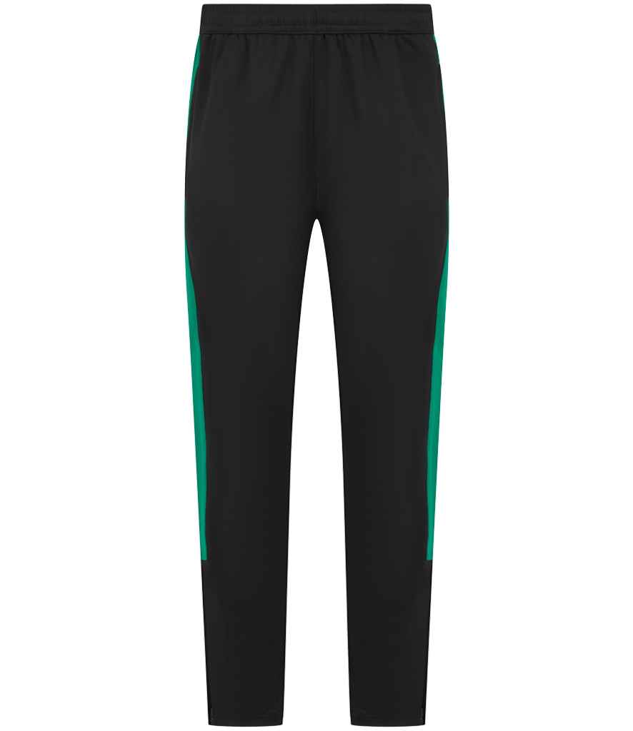 Finden + Hales Knitted Tracksuit Pants - Black/Emerald